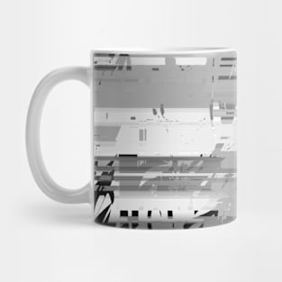 Grey glitch Mug